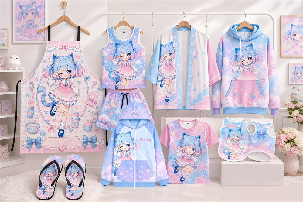 Custom anime apparel collection