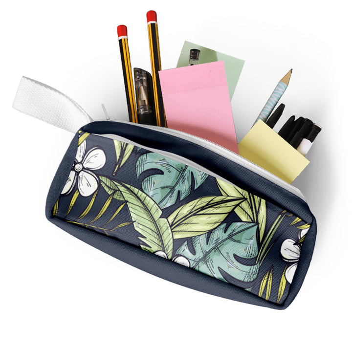 Custom Stationary Case Student Pencil Pouch Big Capacity Zipper Pencil Pouch with Compartments
