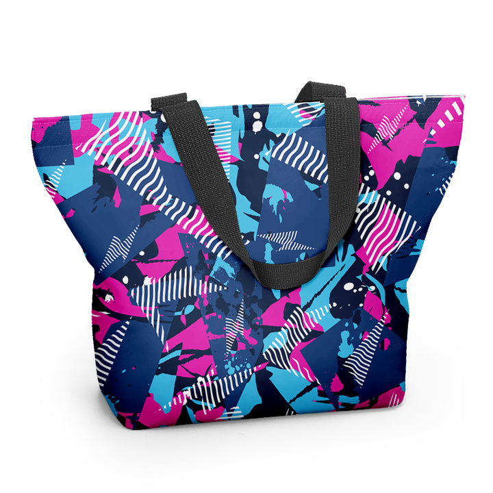 Custom Lunch Tote Food Delivery cooler Bags Printed Cooler Grocery Bag
