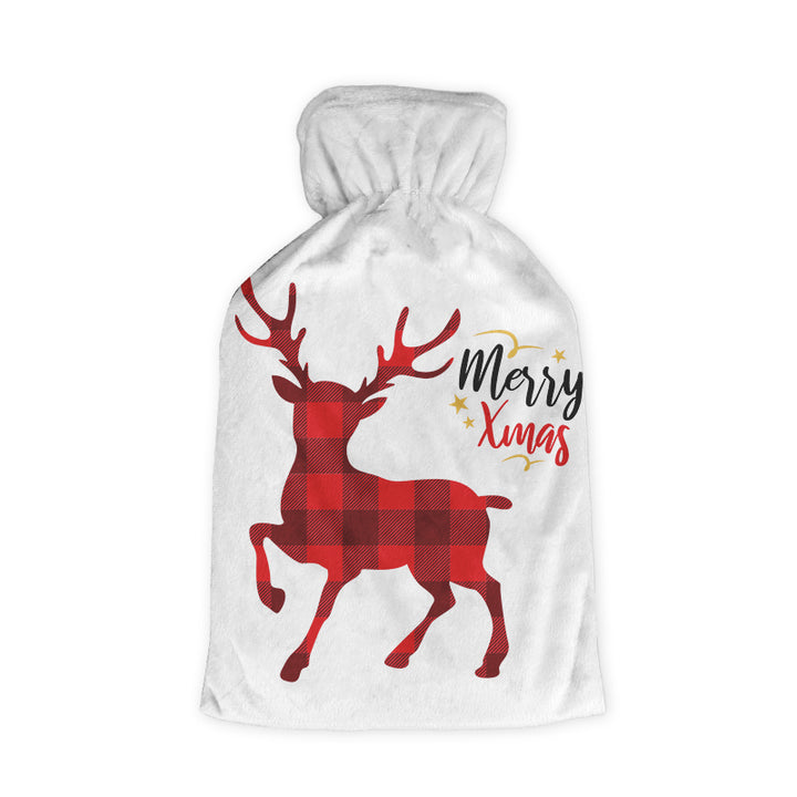 Christmas Hot Water Bottle Rubber Warm Customized Hot Water Bag