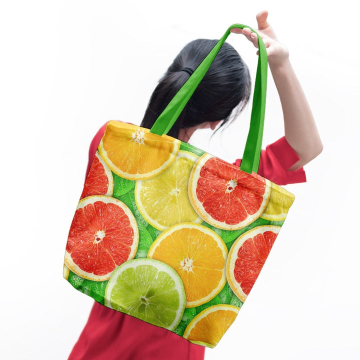 Factory Reusable Custom printed logo Canvas Zipper Tote Shopping Bags For Girl