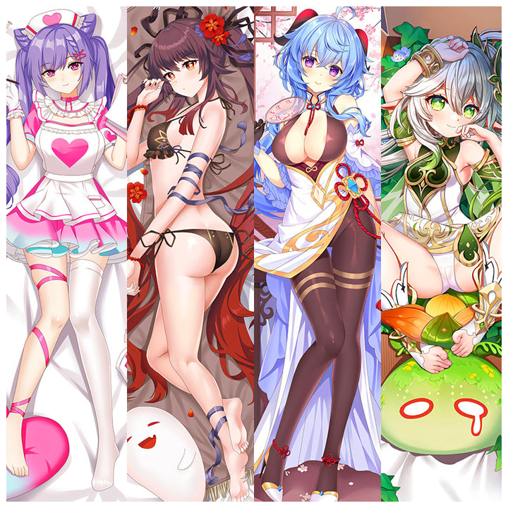 Factory Customized Genshin Impact Anime Body Pillowcases Custom Dakimakura