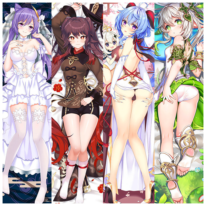 Factory Customized Genshin Impact Anime Body Pillowcases Custom Dakimakura
