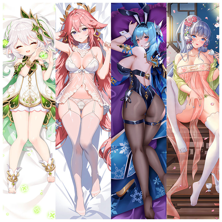 Factory Customized Genshin Impact Anime Body Pillowcases Custom Dakimakura