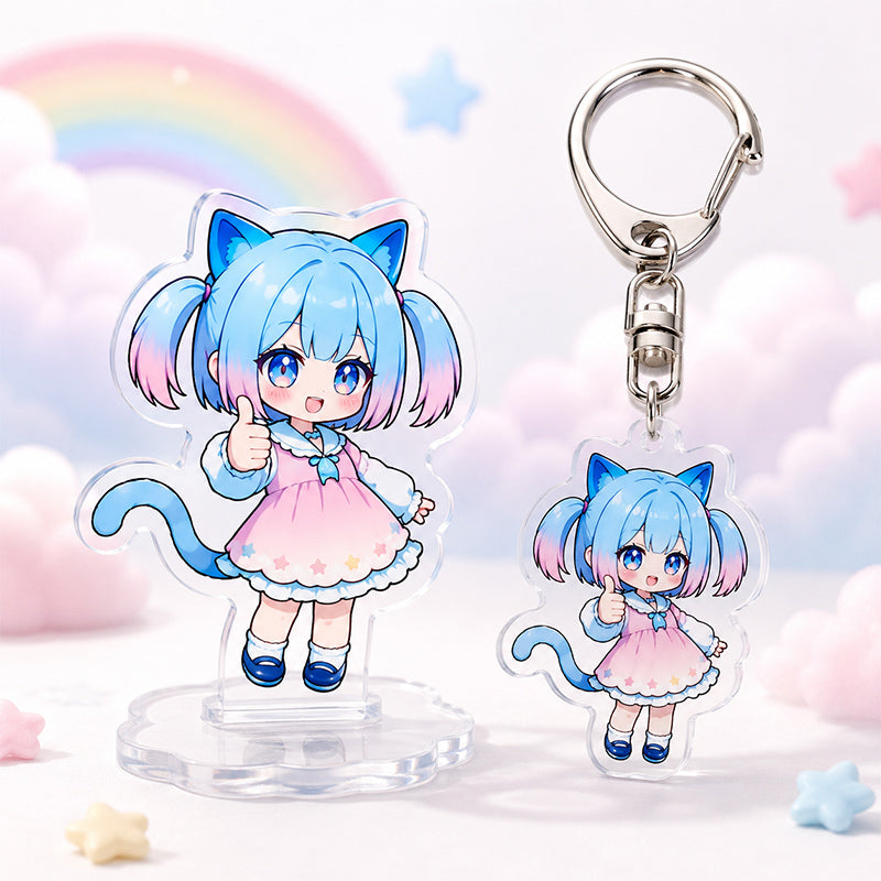 Custom Acrylic Merch Guide: Keychains vs. Charms vs. Standees