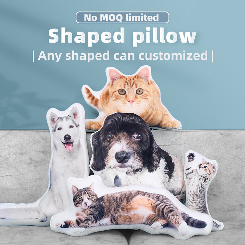 No MOQ Cheap Irregular Shape Customized Pillow With Your Designs Anima No moq cheap irregular shape customized pillow with your designs anima