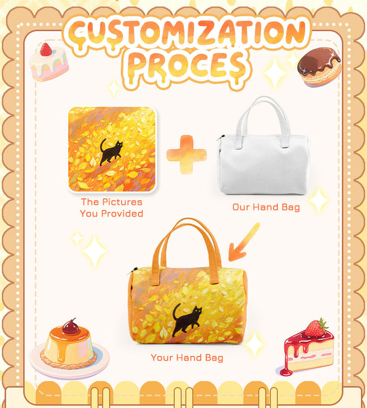 Animepa Bespoke Canvas Premium Custom Jacquard Handbag