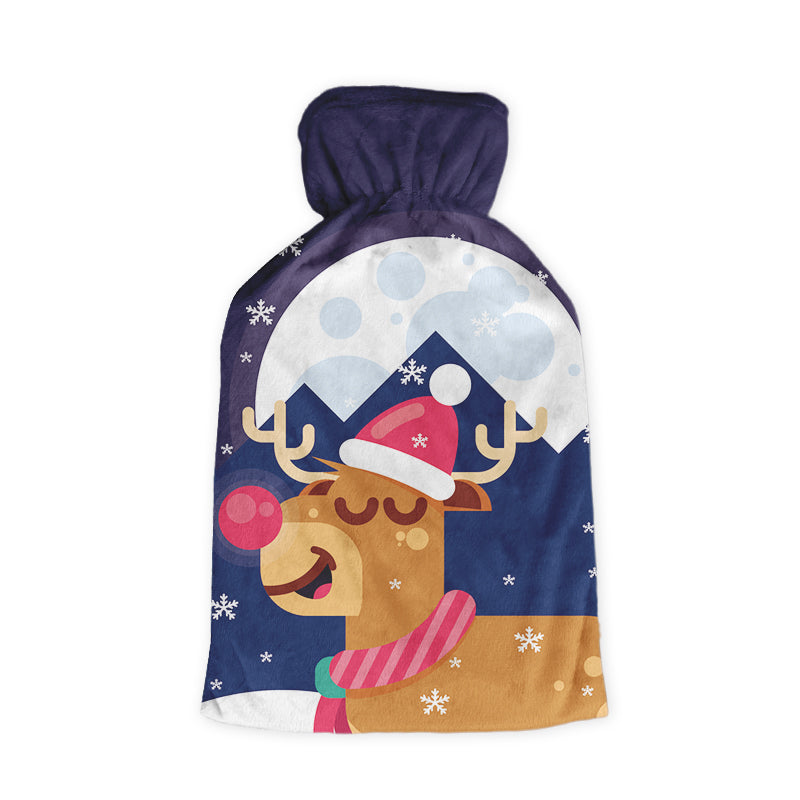 Custom Printed Rubber Hot Water Bottle – Warm Water Bag – main product view