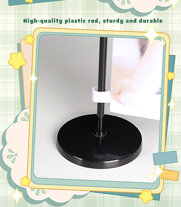 Animepa Pastel Aura Custom Mini Nobori Flag with White Stand