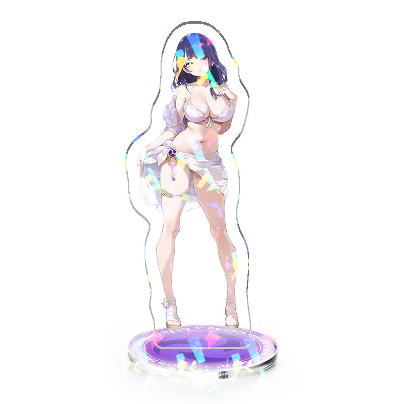 Custom holographic and translucent acrylic standee example 3