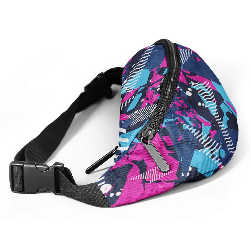 wholesale custom fanny pack printed waist bag – front view