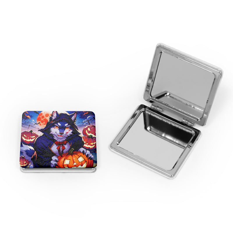 Custom square pocket mirror for branded merchandise