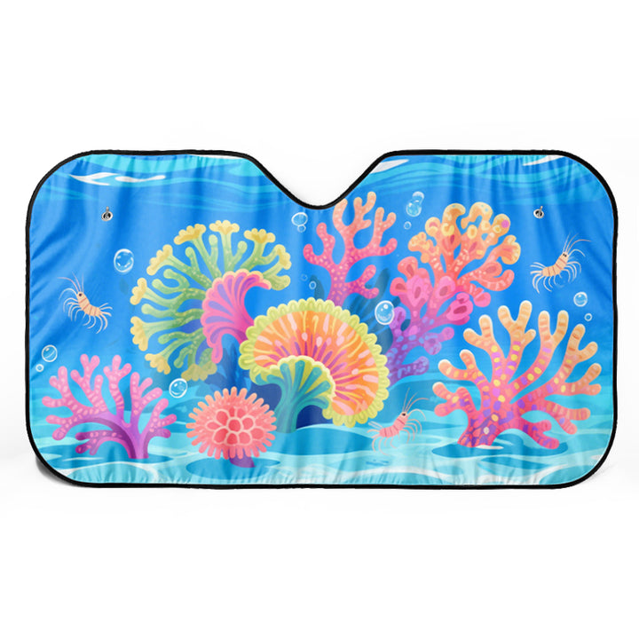 Summer Must-Have Custom logo Portable Folding Car Windshield Sunshade Umbrella UV protection Umbrella for Car