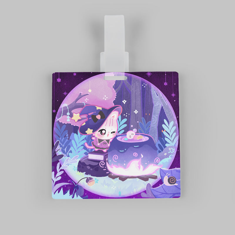 Custom Anime Printed Travel ID Name Tag Hard Acrylic Luggage Tag Travel Accessories Luggage Tag