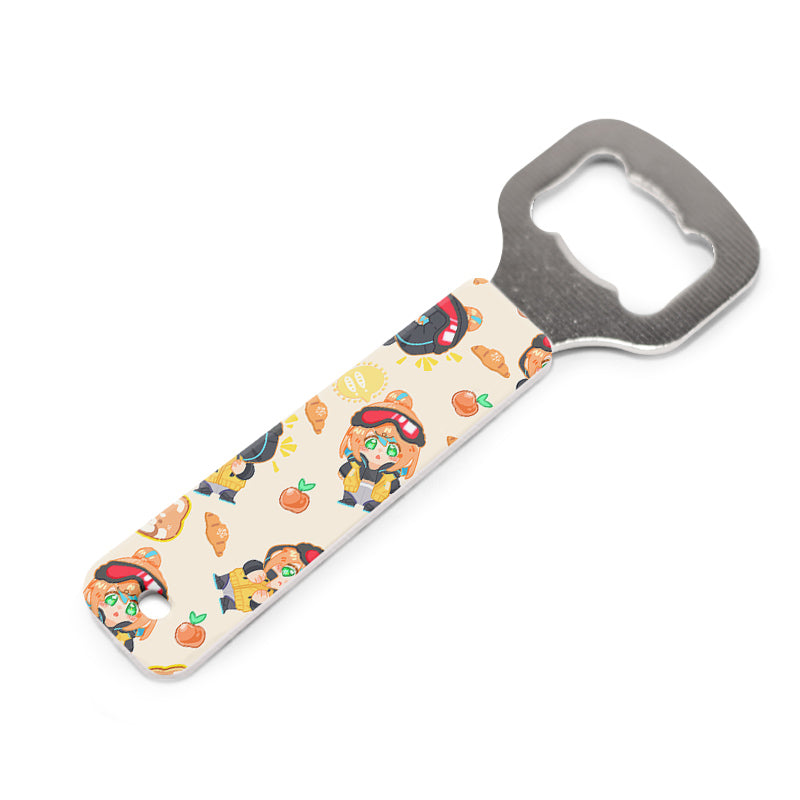 Custom Shape Drink Beer Epoxy Alloy Bottle Opener Anime Cartoon Custom Metal Beer Bottle Opener