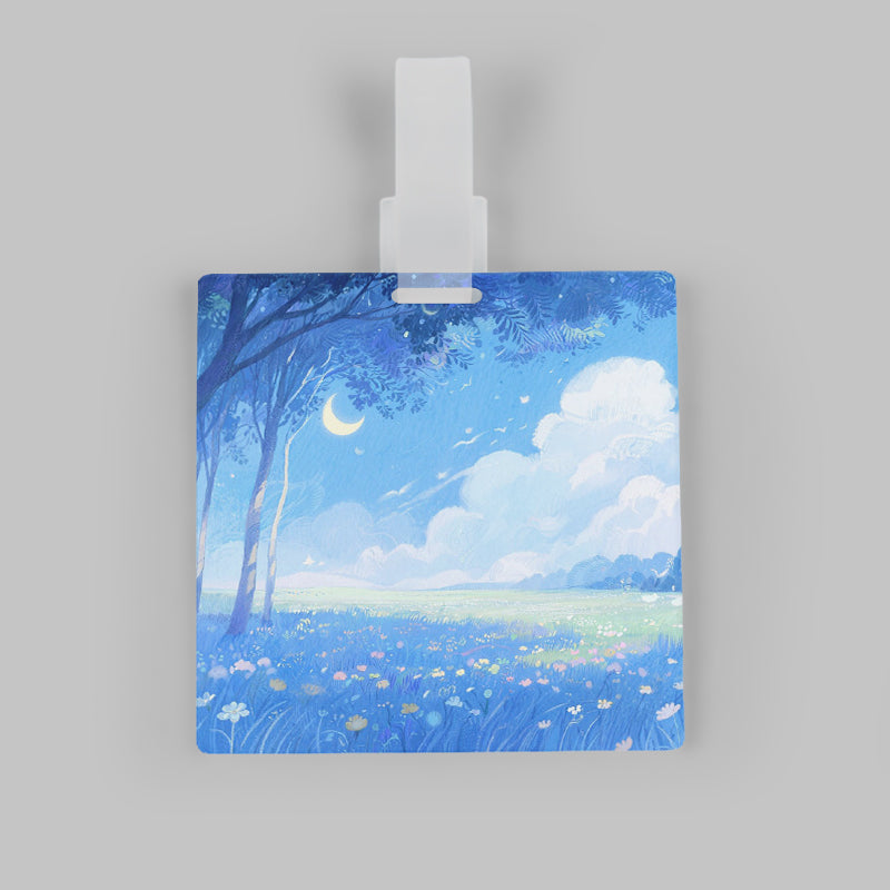 Custom Anime Printed Travel ID Name Tag Hard Acrylic Luggage Tag Travel Accessories Luggage Tag