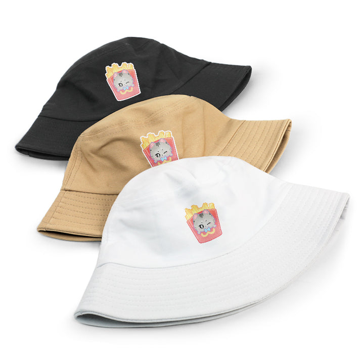 Hot Sale Low MOQ Kids Adult Hip Hop Custom logo Cartoon Printed Bucket Hats for Men or Women