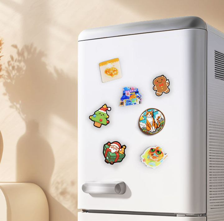 Hot Selling Cartoon Cool Anime Magnetic Stickers Cute Customized Acrylic Fridge Magnet