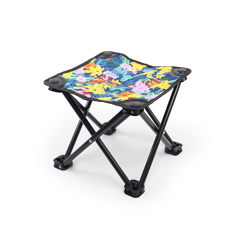 Custom Small Portable Outdoor Camping Stool Picnic Folding Stadium Chair