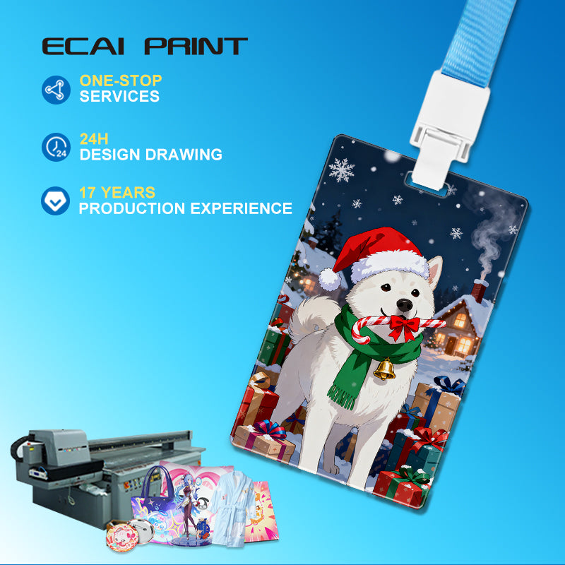 Eco-friendly Cartoon Acrylic ID Badge Custom Printing Your Own Design Acrylic Pin Badges