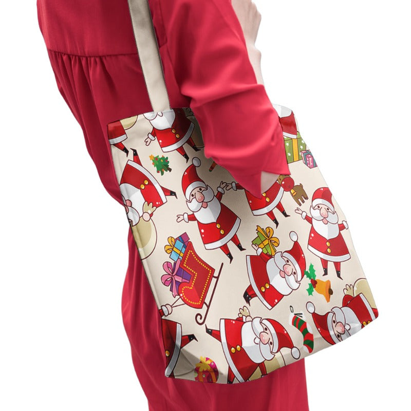 Custom printed canvas tote bag product example 4