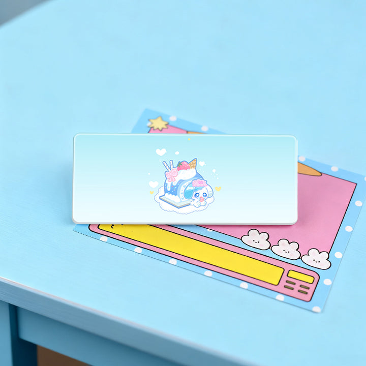 Custom Cartoon Transparent Acrylic Name Badge Safety Pin Brooch Suitable Acrylic ID Badge for School