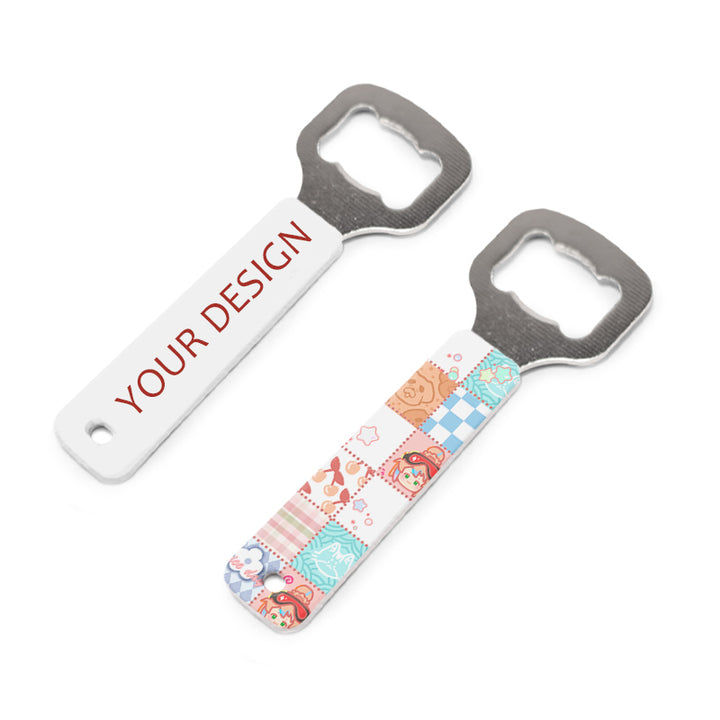 Custom Shape Drink Beer Epoxy Alloy Bottle Opener Anime Cartoon Custom Metal Beer Bottle Opener