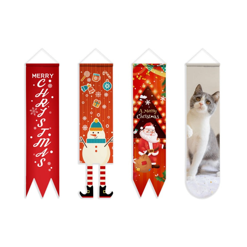 Custom Holiday Hanging Banner – Halloween & Christmas Wall Décor – main product view
