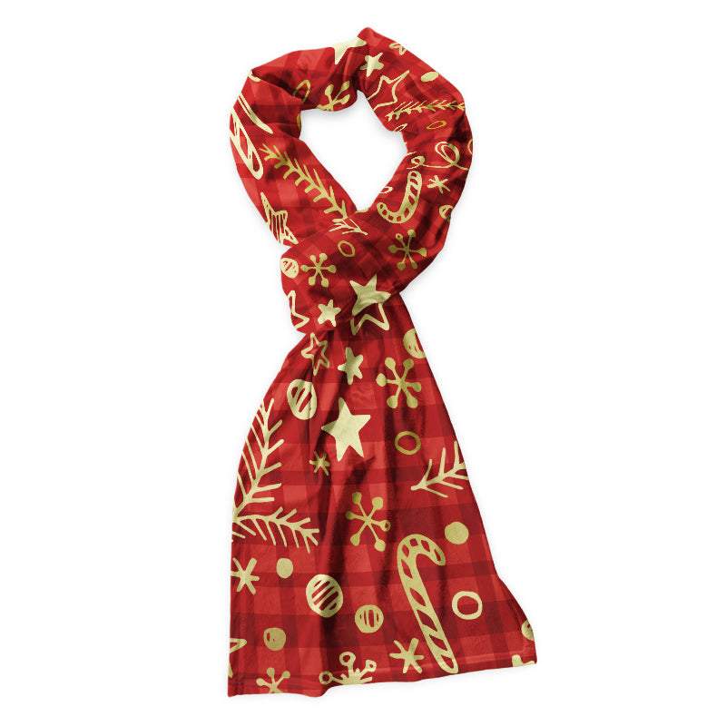 custom sublimation scarf printed neck wrap – main product view