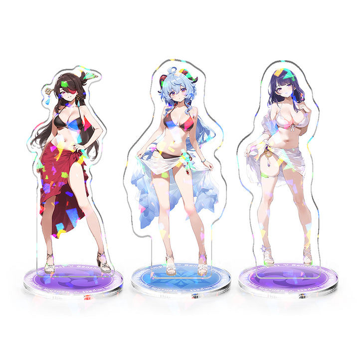 OEM  Acrylic Display Standee Printed Hologram Custom Anime Stand Cartoon Acrylic Standee
