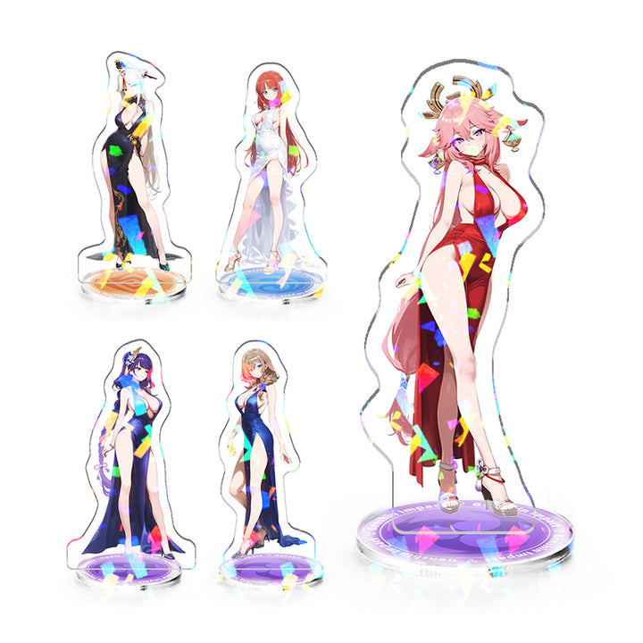 OEM  Acrylic Display Standee Printed Hologram Custom Anime Stand Cartoon Acrylic Standee