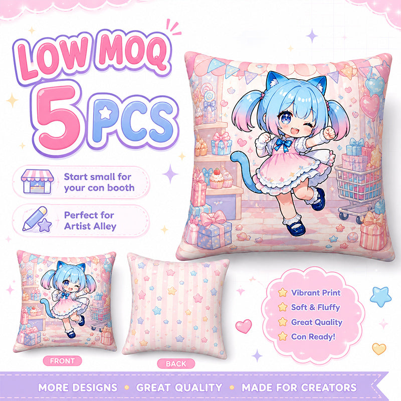 Custom Decorative Anime Throw Pillow Cover
