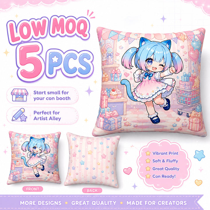 Custom Decorative Anime Throw Pillow Cover