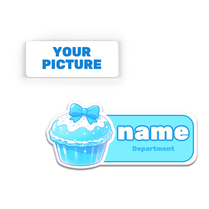 Custom Anime Acrylic Employee Staff Uniform Nameplate Name Tags Reusable Plastic Name Tag Badges