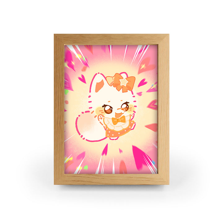 Custom Cartoon Anime LED Light up Acrylic Photo Frame LED Backlit Acrylic Light Box Light up Picture Frame