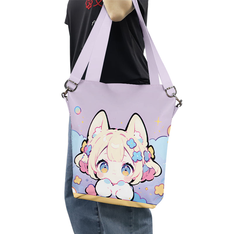 custom large capacity crossbody shoulder bag – design example
