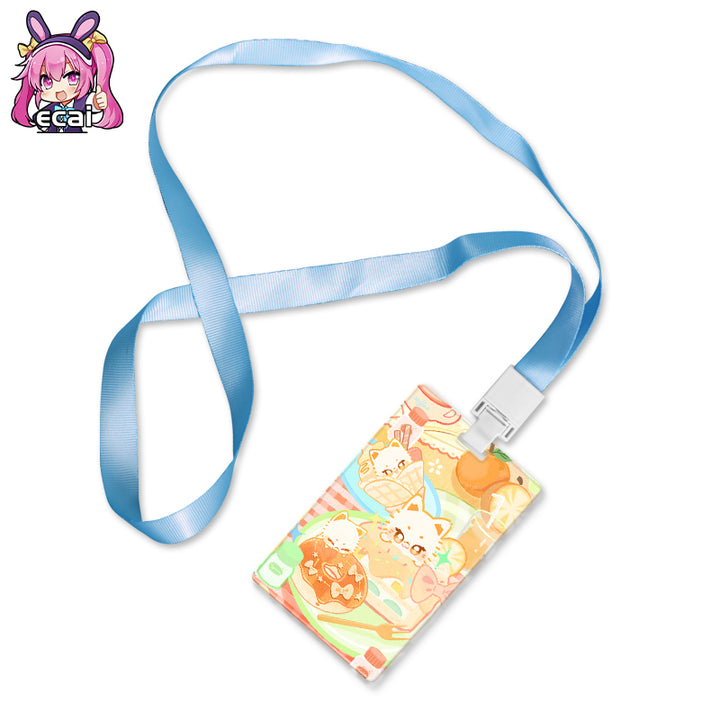 Custom Anime Print Logo Acrylic ID Badge for Exhibition Business Staff Student Wholesale Acrylic Name Badge