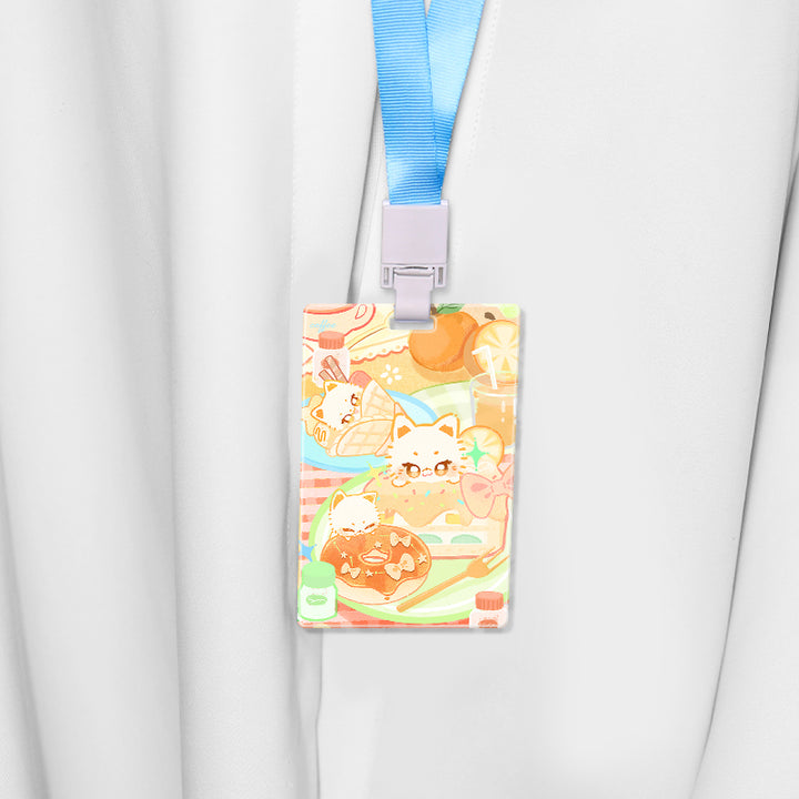 Custom Anime Print Logo Acrylic ID Badge for Exhibition Business Staff Student Wholesale Acrylic Name Badge