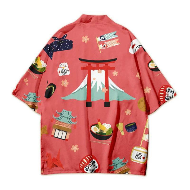 Anime Women Men Cosplay Yukata Female Streetwear Traditional Haori - ECAI PRINT