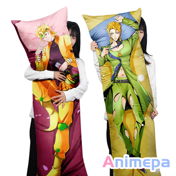 JoJo's Bizarre Adventure Dakimakura male Characters Johnny Joestar & Jotaro Kujo & Noriaki Kakyoin Dio Brando Hug Pillowcase