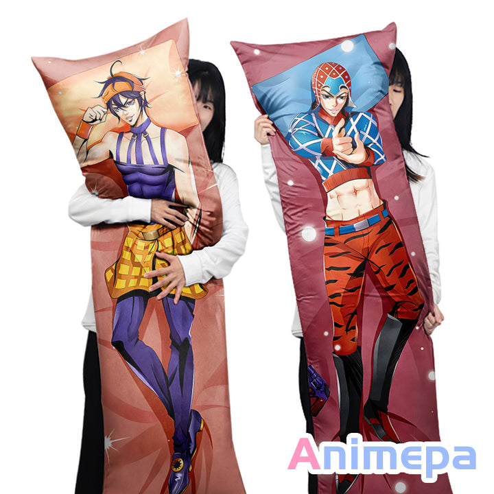 JoJo's Bizarre Adventure Dakimakura male Characters Johnny Joestar & Jotaro Kujo & Noriaki Kakyoin Dio Brando Hug Pillowcase