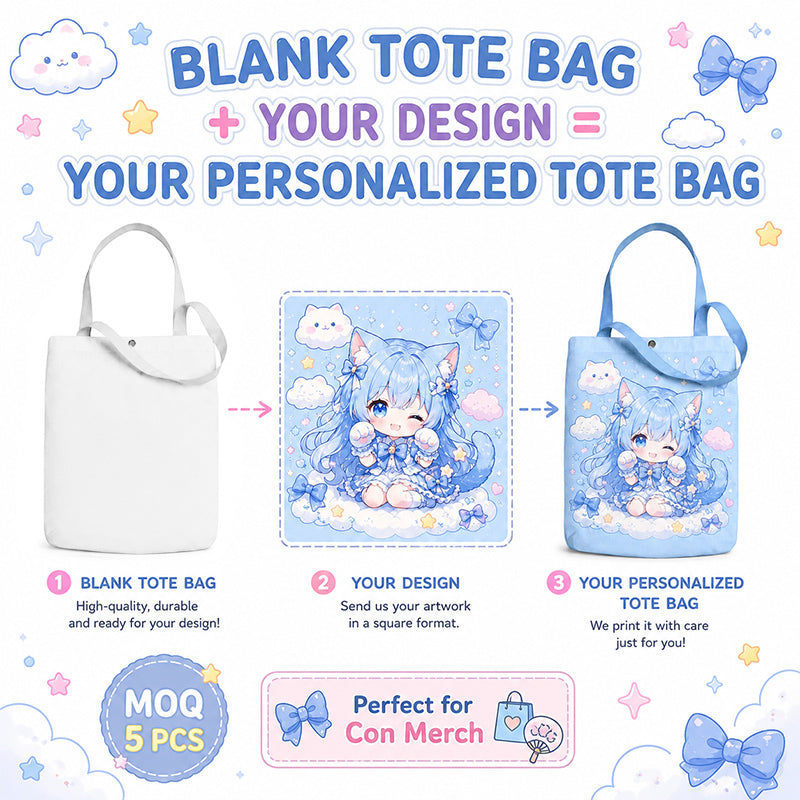 How to make custom anime tote bags with your own artwork
