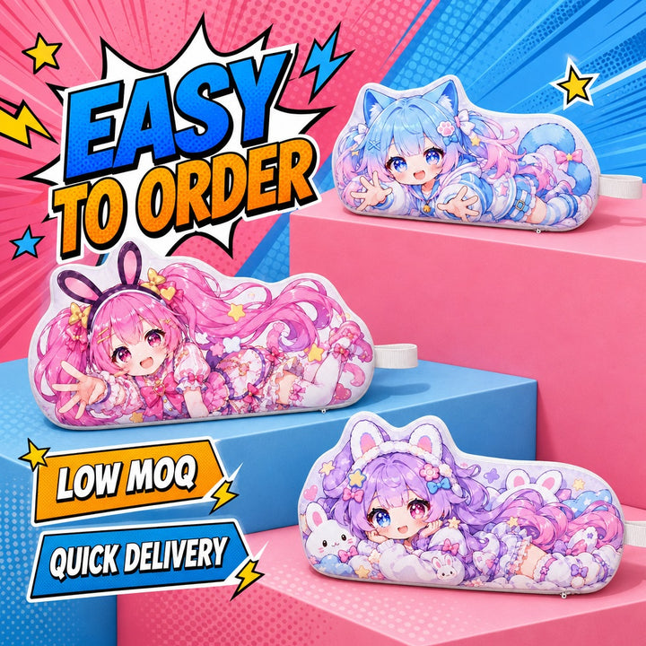 Easy to order personalized pencil pouches with low MOQ and quick delivery