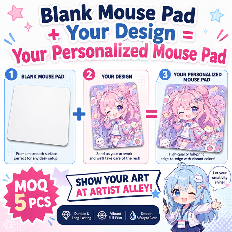 How to print custom anime desk mats