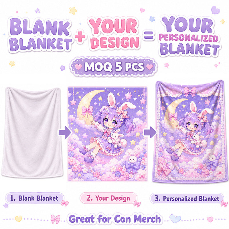 How to print custom anime blankets with your own artwork
