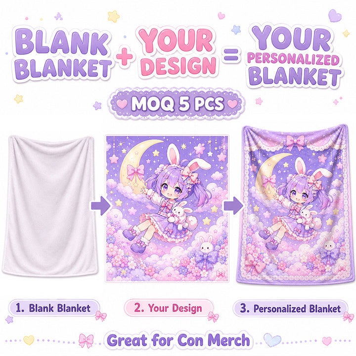 How to print custom anime blankets with your own artwork
